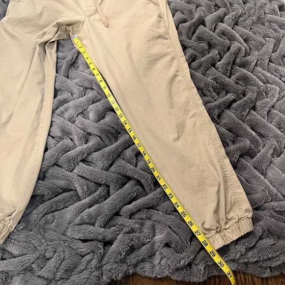 Gap beige twill joggers size large - Picture 6 of 9